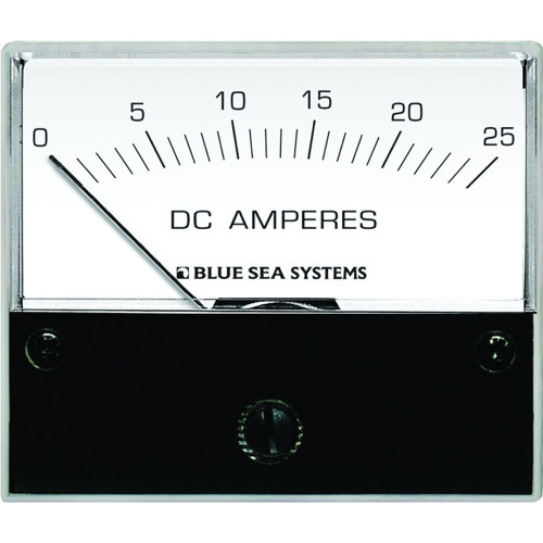 Blue Sea 8005 DC Analog Ammeter - 2-3/4" Face, 0-25 Amperes DC - P/N 8005