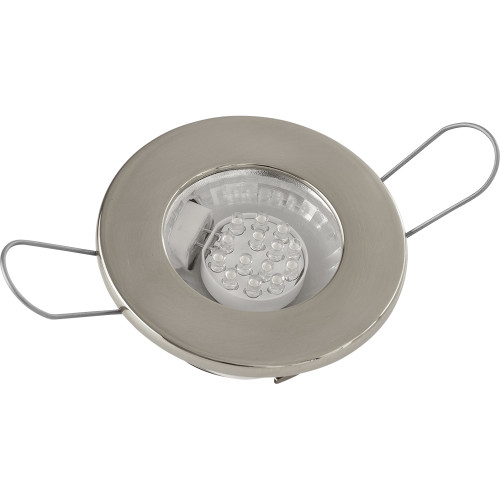 Sea-Dog LED Overhead Light - Brushed Finish - 60 Lumens - Clear Lens - Stamped 304 Stainless Steel - P/N 404230-3