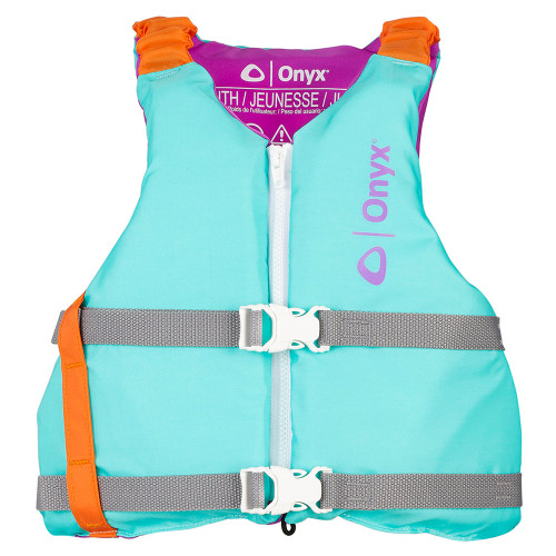 Onyx Youth Universal Paddle Vest - Aqua - P/N 121900-505-002-21