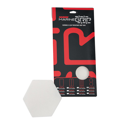 Harken Marine Grip Tape - Honeycomb - Translucent White - 12 Pieces - P/N MG10HC-TWH