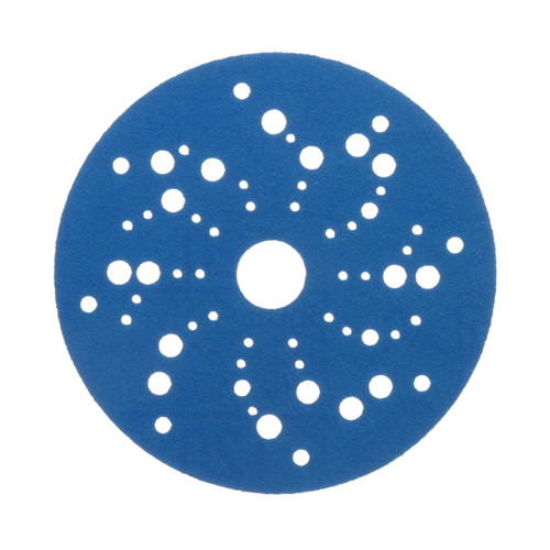 3M™ Hookit™ Blue Abrasive Disc 321U Multi-hole, 36159, 5 in, 120, 50 discs per carton, 4 cartons per case by 3M (7100090976)