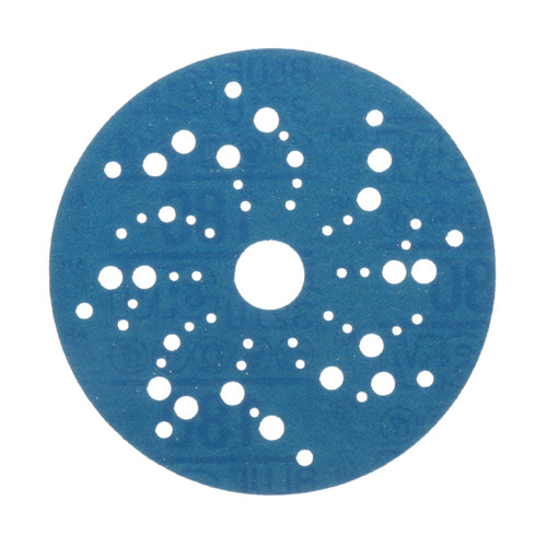 3M™ Hookit™ Blue Abrasive Disc 321U Multi-hole, 36161, 5 in, 180, 50 discs per carton, 4 cartons per case by 3M (7100090978)