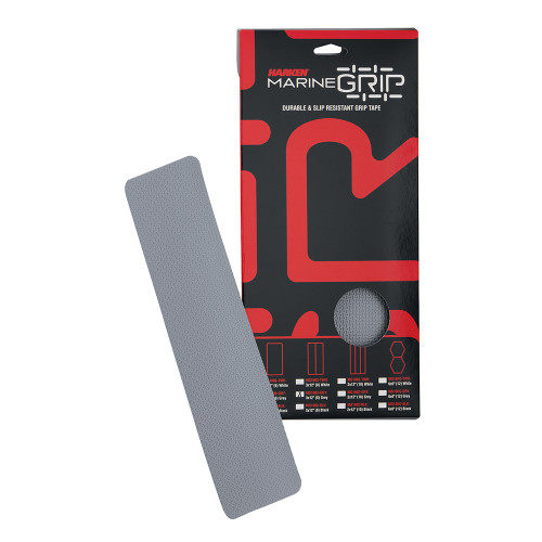 Harken Marine Grip Tape - 3 x 12" - Grey - 8 Pieces - P/N MG1003-GRY