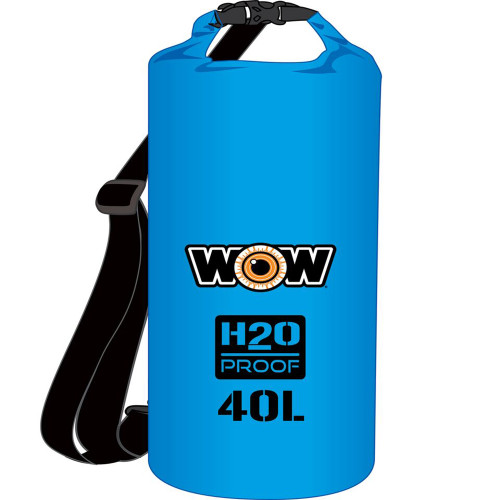 WOW Watersports H2O Proof Dry Bag - Blue 40 Liter - P/N 18-5100B