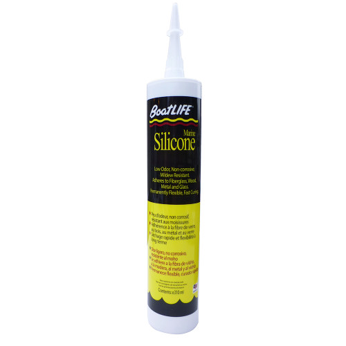 BoatLIFE Silicone Rubber Sealant Cartridge - White - P/N 1151