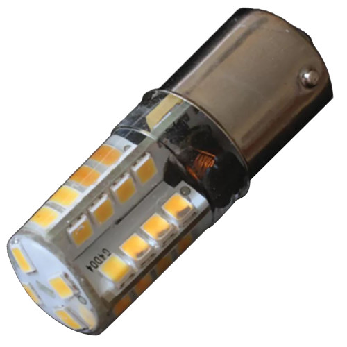 Lunasea BA15S Silicone Encapsulated LED Light Bulb - 10-30 VDC - 220 Lumen - Cool White - P/N LLB-22KC-21-00