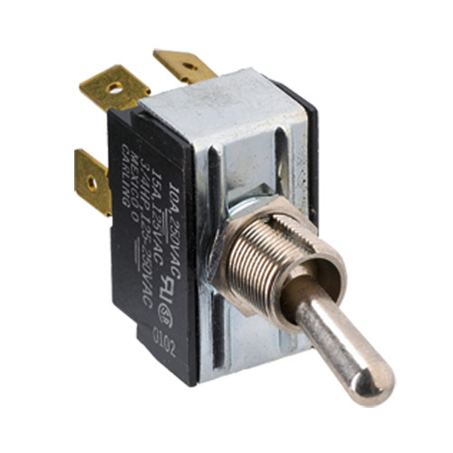 Paneltronics DPDT (ON)/OFF/(ON) Metal Bat Toggle Switch - Momentary Configuration - P/N 001-014