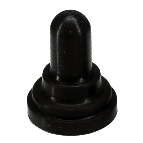 Paneltronics Toggle Switch Boot - 23/32" Round Nut - Black for WP Breakers - P/N 048-015