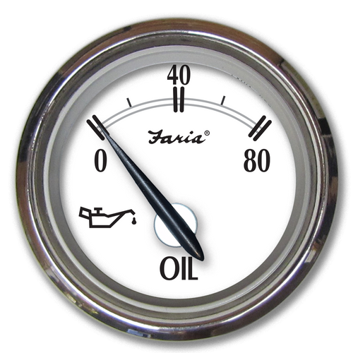 Oil Pressure Gauge (80 Psi) by Faria (F25001)