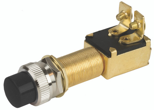 Brass Push Button Switch by Sea Dog Marine (420421-1)