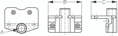 Nylon Oarlock Socket Black by Sea Dog Marine (580143-1)