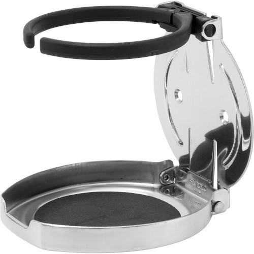 Sea-Dog Adjustable Folding Drink Holder - 304 Stainless Steel - P/N 588250-1