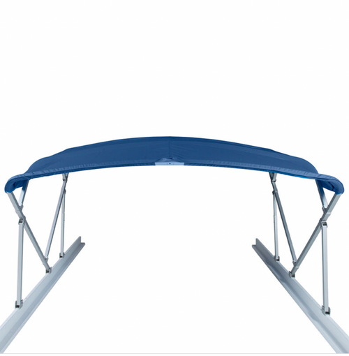 8' X 10'X 1.25" Polyester Pontoon Bimini Kit- Navy Navy (Bimini Tops) by Taylormade (88143)