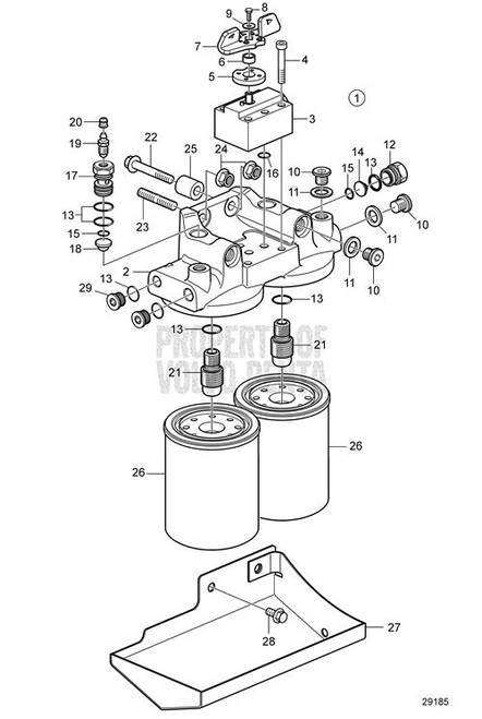 Screw by Volvo Penta (959227)
