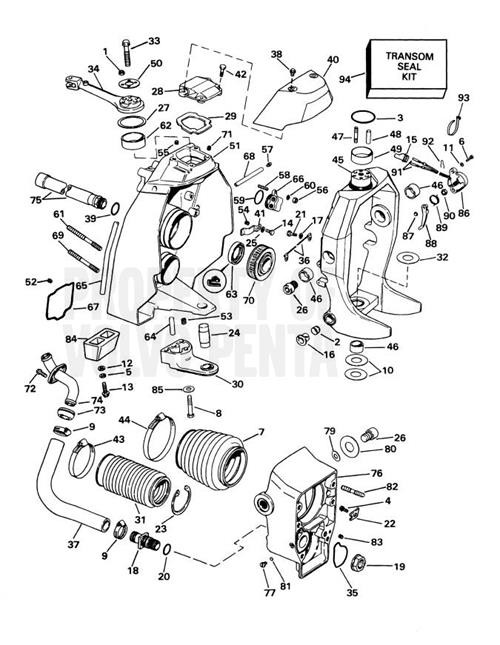 Nut by Volvo Penta (3852005)