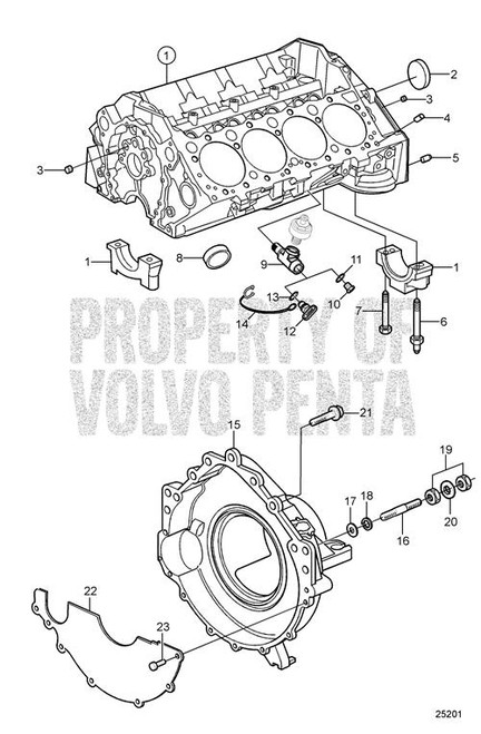 Plug by Volvo Penta (40005082)