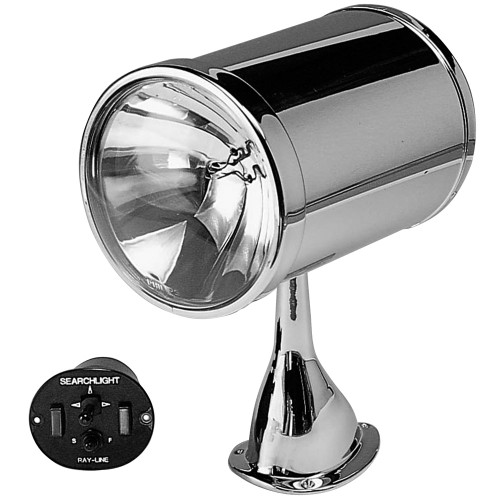 Jabsco 7" Chrome Plated Spot Light - 12v - P/N 62040-4002