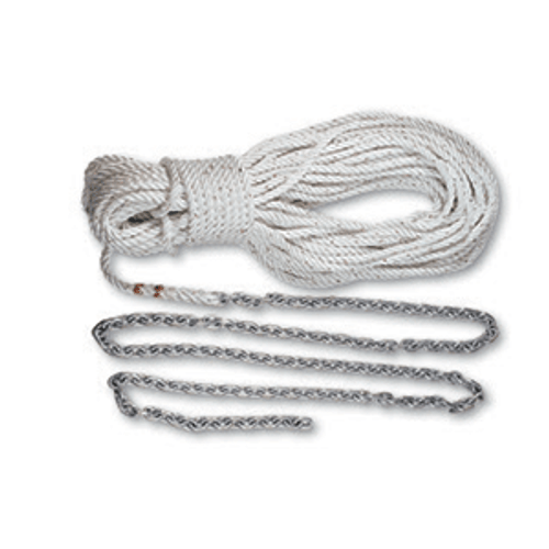 Lewmar Premium Anchor Rode 215' - 15' of 1/4" Chain & 200' of 1/2" Rope with Shackle - P/N HM15HT200PX