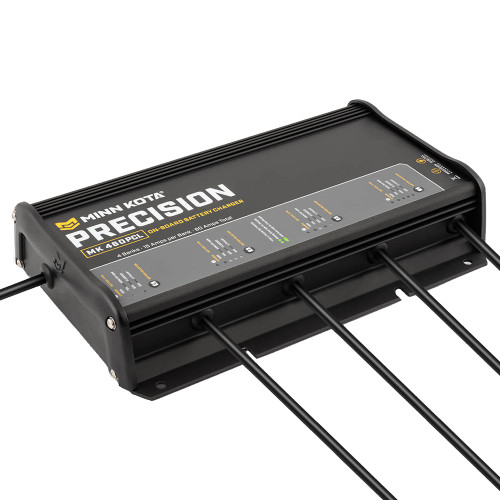 Minn Kota On-Board Precision Charger MK-460 PCL 4 Bank x 15 AMP LI Optimized Charger - P/N 1834602