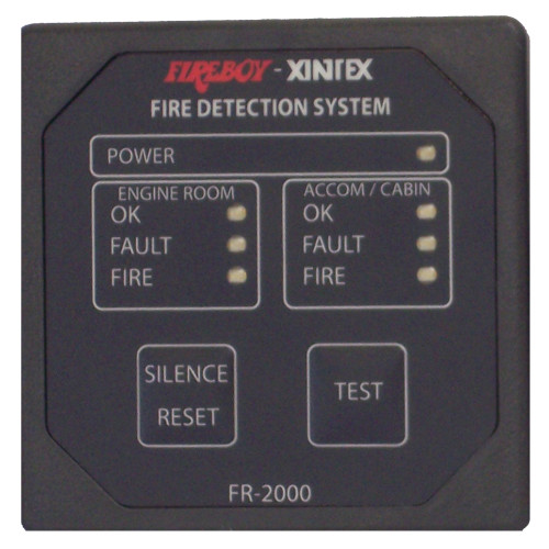 Fireboy-Xintex FR-2000 Fire Detection & Alarm Panel - P/N FR-2000-R
