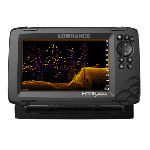 Lowrance HOOK Reveal 7x Fishfinder with TripleShot Transom Mount Transducer - P/N 000-15515-001
