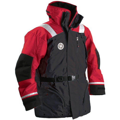 First Watch AC-1100 Flotation Coat - Red/Black - Large - P/N AC-1100-RB-L