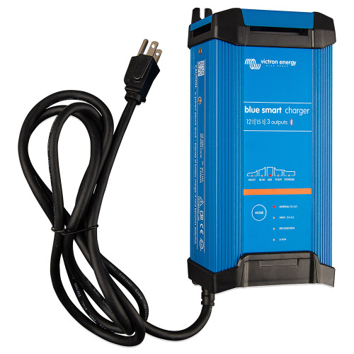Victron Blue Smart IP22 12VDC 15A 3 Bank 120V Charger - Dry Mount - P/N BPC121546102