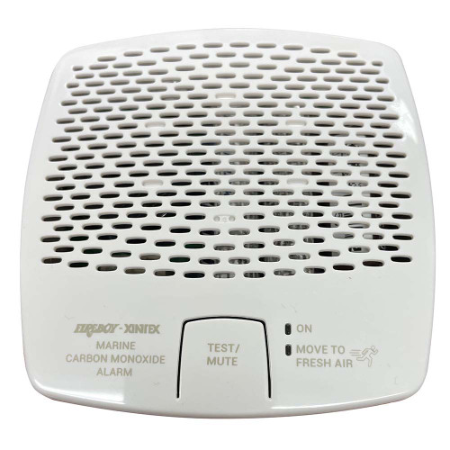 Fireboy-Xintex CO Alarm 12/24V DC with Interconnect - White - P/N CMD6-MDR-R