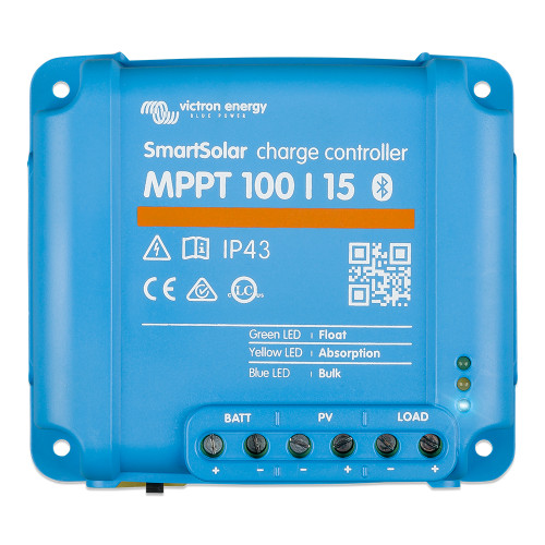 Victron SmartSolar MPPT Charge Controller - 100V - 15AMP - UL Approved - P/N SCC110015060R