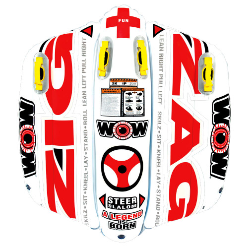 WOW Watersports Zig Zag Towable - 1 Person - P/N 12-1050