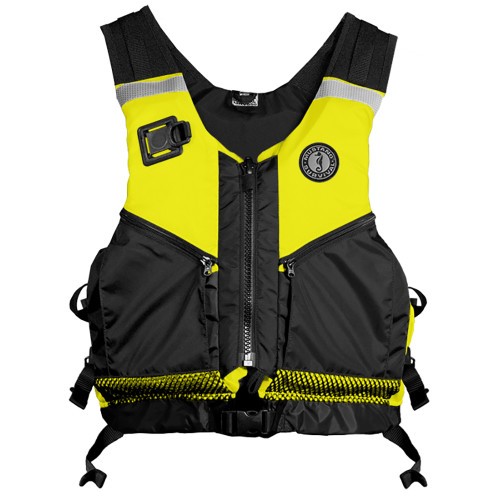 Mustang Operations Support Water Rescue Vest - Fluorescent Yellow/Green/Black - Medium/Large - P/N MRV050WR-251-M/L-216