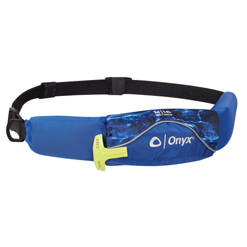 Onyx M-16 Manual Inflatable Belt Pack (PFD) - Mossy Oak Elements - P/N 130900-855-004-19