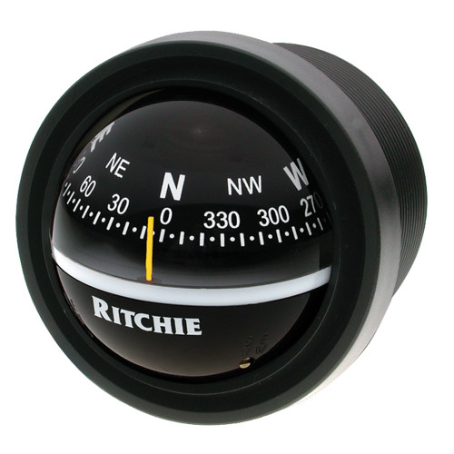 Ritchie V-57.2 Explorer Compass - Dash Mount - Black - P/N V-57.2