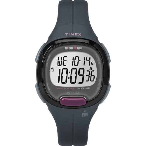 Timex IRONMAN® Essentials 10-Lap Multisport - Grey/Purple - P/N TW5M2000
