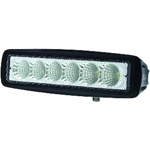 Hella Marine Value Fit Mini 6 LED Flood Light Bar - Black - P/N 357203001