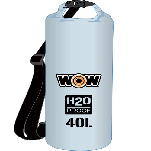 WOW Watersports H2O Proof Dry Bag - Clear 40 Liter - P/N 18-5100C