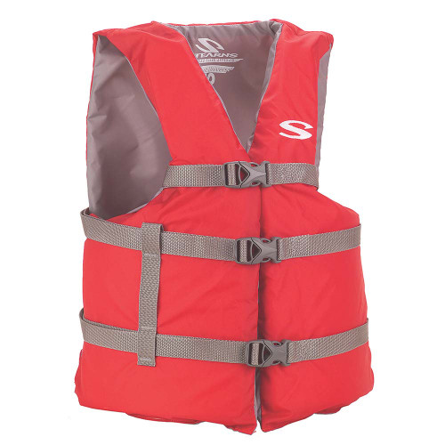 Stearns Classic Series Adult Universal Life Jacket - Red - P/N 2159438