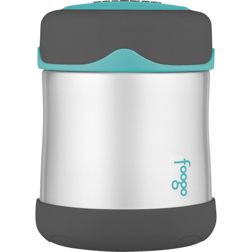 Thermos Foogo® Stainless Steel, Vacuum Insulated Food Jar - Teal/Smoke - 10 oz. - P/N B3004TS2