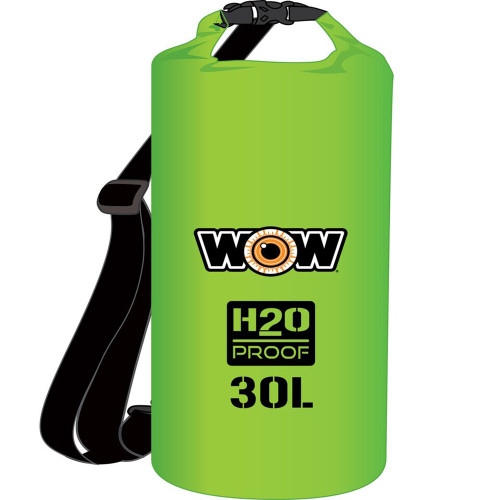 WOW Watersports H2O Proof Dry Bag - Green 30 Liter - P/N 18-5090G