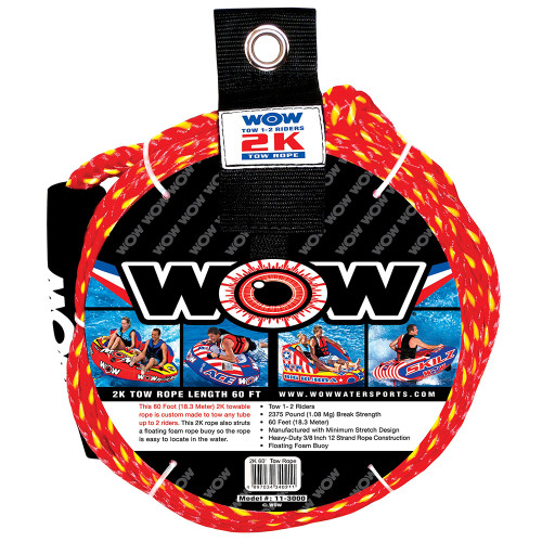 WOW Watersports 2K - 60' Tow Rope - P/N 11-3000