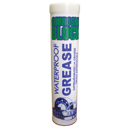 Corrosion Block High Performance Waterproof Grease - 14oz Cartridge - Non-Hazmat, Non-Flammable & Non-Toxic - P/N 25014