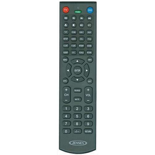 JENSEN TV Remote for LED TV's - P/N PXXRCASA