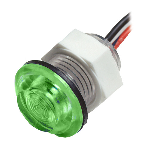 Innovative Lighting LED Bulkhead Livewell Light Flush Mount - Green - P/N 011-3500-7