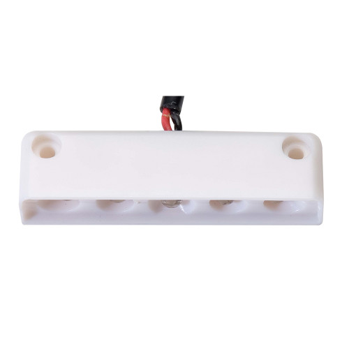 Innovative Lighting 5 LED Surface Mount Step Light - Red with White Case - P/N 006-4100-7