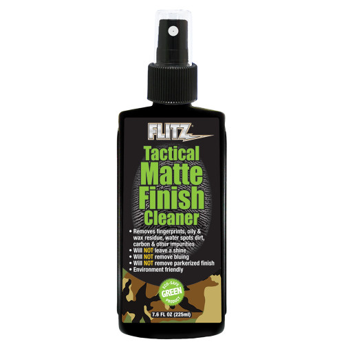 Flitz Tactical Matte Finish Cleaner - 7.6oz Spray - P/N TM 81585