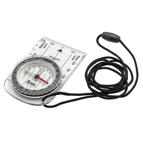 S.O.L. Survive Outdoors Longer Map Compass - P/N 0140-0026