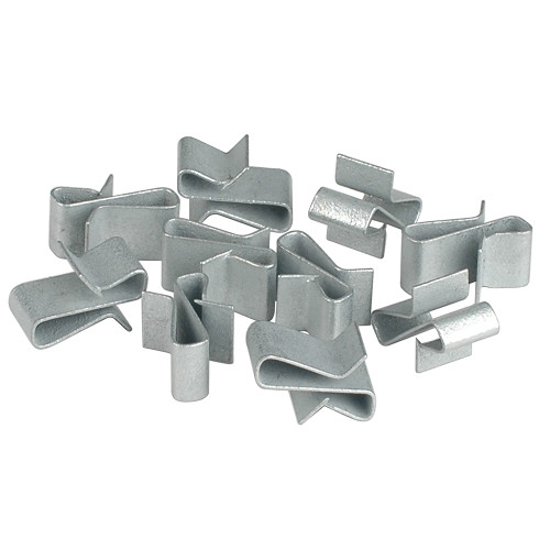 C.E. Smith Trailer Frame Clips - Zinc - 3/8" Wide - 10-Pack - P/N 16867A