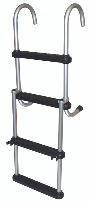 4-Step Removable Folding Ladder Anodized Aluminum by JIF Marine (ASC4)