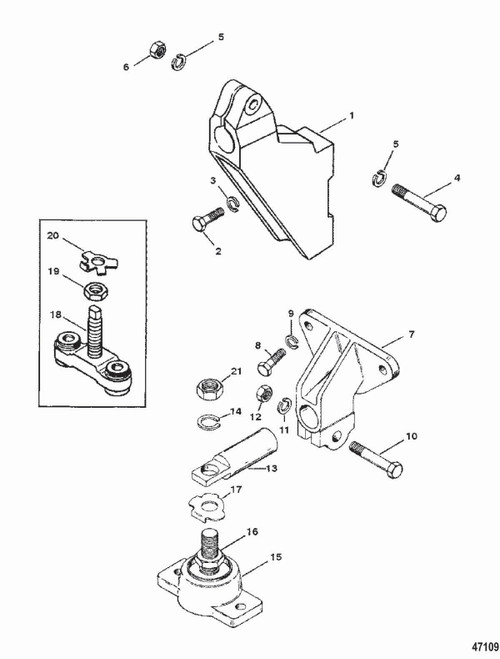 Mount Assy (Wsl) by Quicksilver (816326A2)