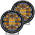 RIGID Industries 360-Series 6" LED Off-Road Fog Light Drive Beam with Amber Backlight - Black Housing - P/N 36206